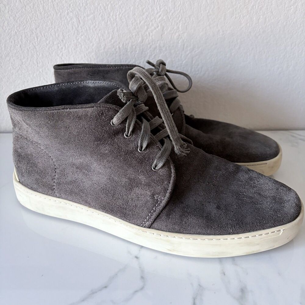 Rag & Bone Men's Kent Suede Desert Boots US 8 Dark Gray Chukka Boot Sneakers